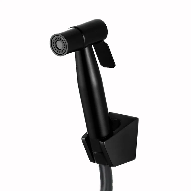 black color Toilet Hand held Bidet ,Diaper Sprayer, Shower Shattaf