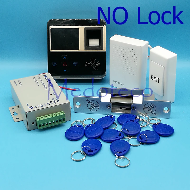 Full Kit Fingerprint & Rfid Card Access Control Fingerprint Door Access Control System Door Access Controller Door Lock M-F211 full metal fingerprint access control system kit set with biometric door lock security door lock remote control door exit switch