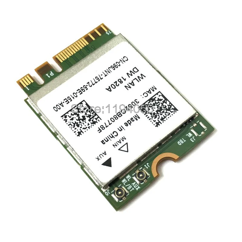 Беспроводная сетевая карта BCM94350ZAE DW1820A 802.11AC 867 Мбит/с bcm94350 M.2 NGFF Wi Fi лучше чем bcm94352z