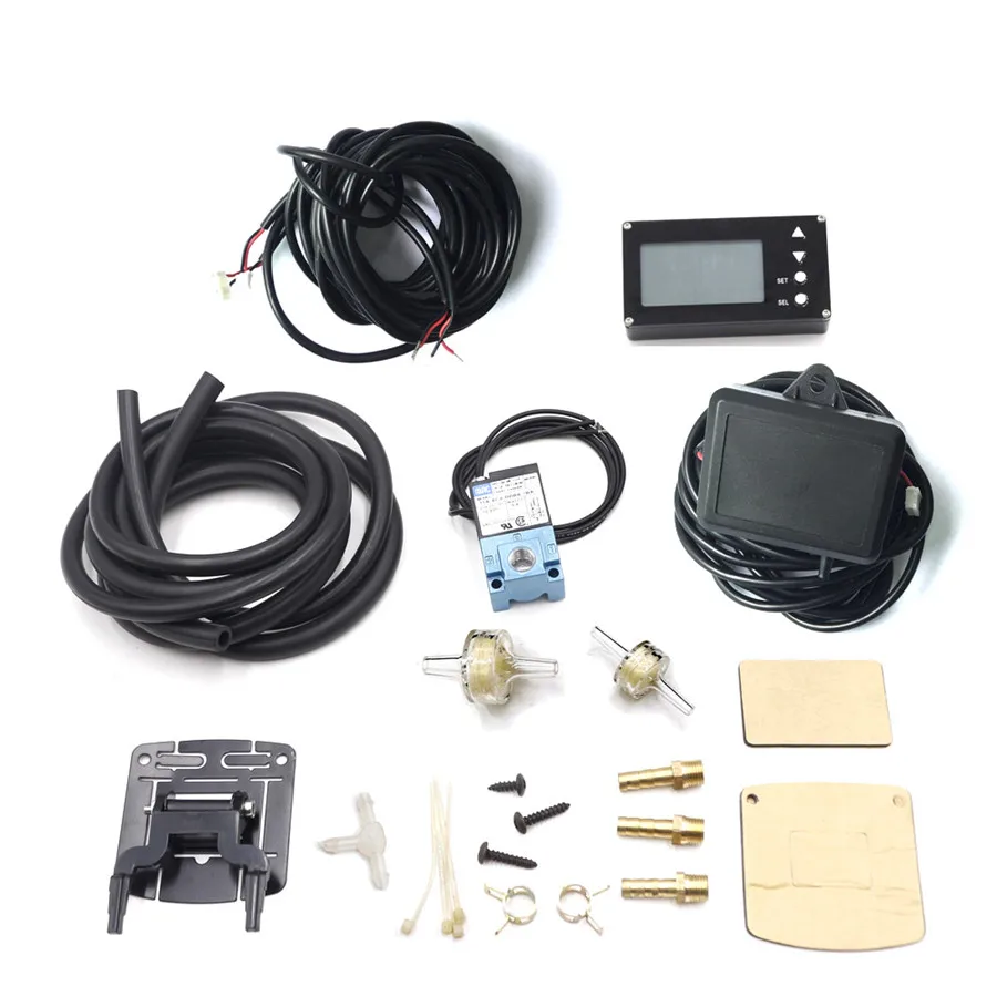 

LCD Display EVC Electronic Boost Controller W Turbo Sensor and Electronic Valve auto gauge car meter boos