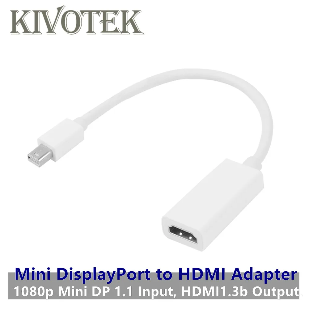Mini DisplayPort Display Port DP Male to HDMI Female Adapter Converter Cable 1080p For Apple Mac Macbook Pro Air Free Shipping  (1)