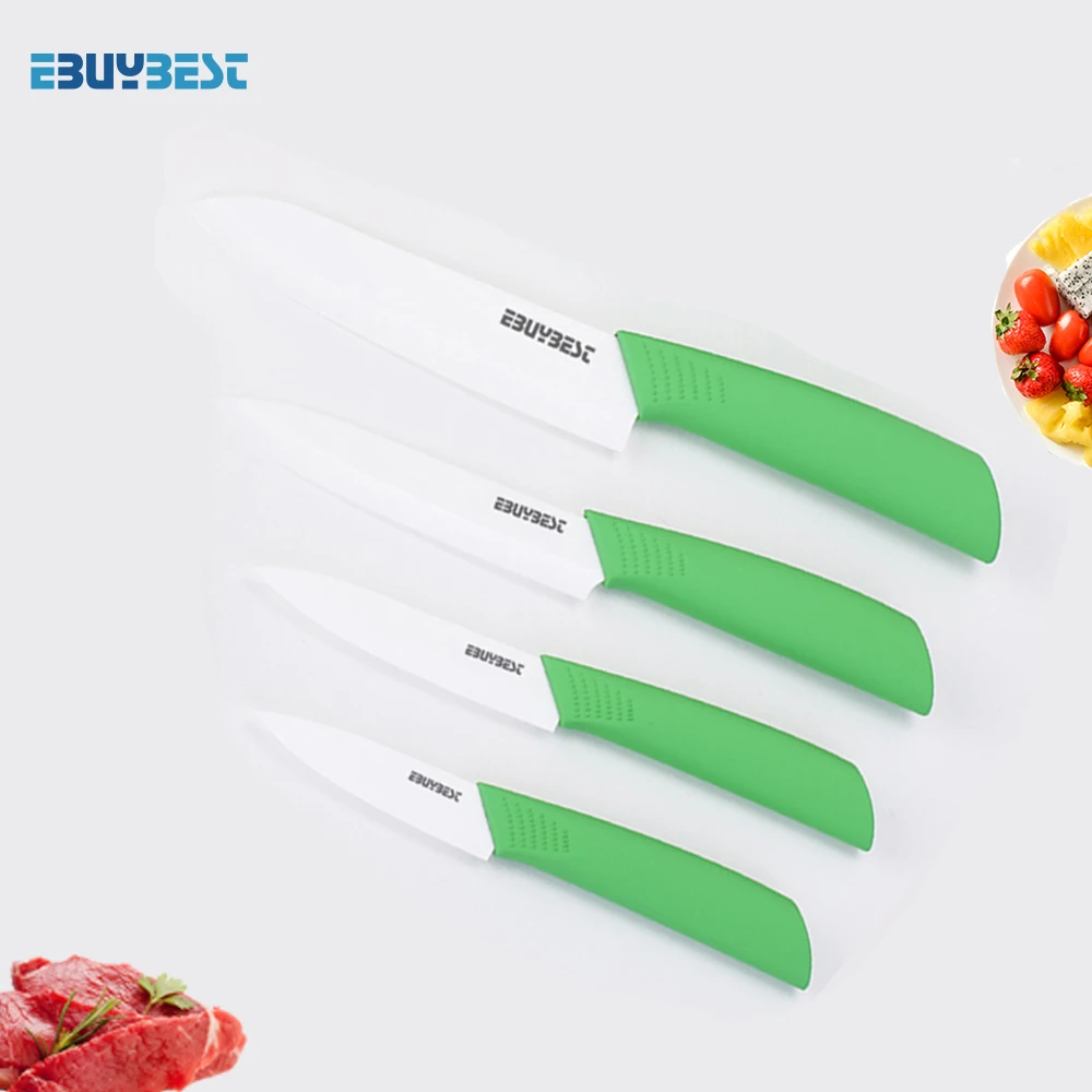 

Zirconia Ceramic Knife 3" Paring 4" Utility 5" Slicing 6" Chef Knife White Blade Kitchen Knives Ceramic Knives Cooking Tools