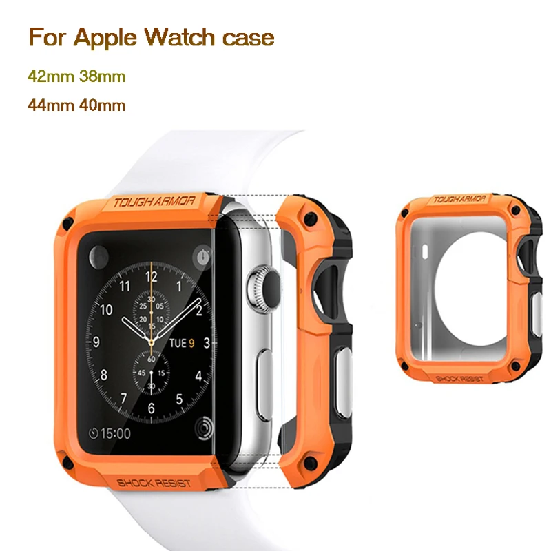 

SGP Protector case cover for Apple Watch 4 44/40mm compatible for iwatch series 3/2/1 42/38mm men & women watches Anti-fall case