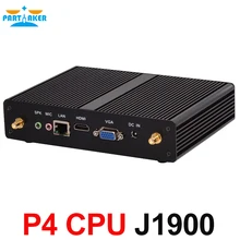 Intel Celeron 4 ядра J1900 безвентиляторный Мини-ПК с VGA поддержка HDMI Windows 7 8 Linux Ubuntu