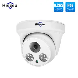 Hiseeu HD 1080 P POE IP камера H.265 2MP купольная камера видеонаблюдения для дома CCTV ночного видения видеонаблюдение ONVIF