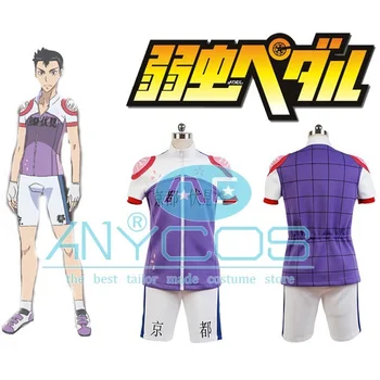 

Anime Yowamushi Pedal Kyoto Fushimi Cosplay Costume Short Sleeve Full Set T-shirt