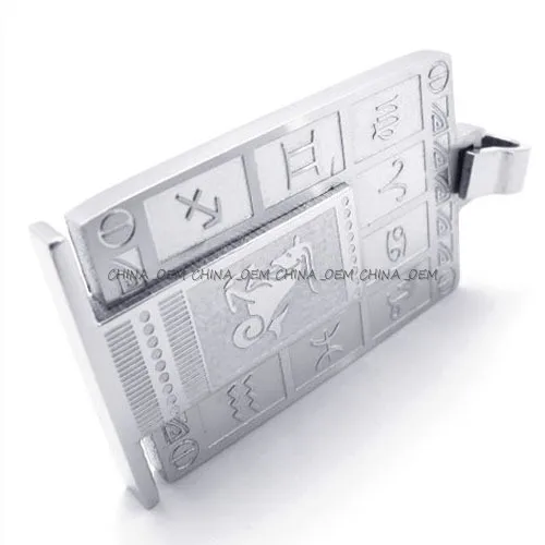 Jewelry Men's 316L Stainless Steel Titanium Fashion Rock N' Roll Constellation Pendant M075733 | Украшения и аксессуары