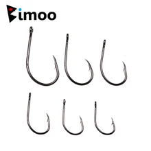 Bimoo 100 шт. высокоуглеродистая стальная колючая рыболовная приманка, рыболовный крючок, соленая и пресноводная рыболовная приманка, держатель