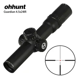 Ohhunt Guardian 4,5x24 Охота прицел 30 мм трубки тактический оптика 1/2 половина охотничий прицел башенки сброса