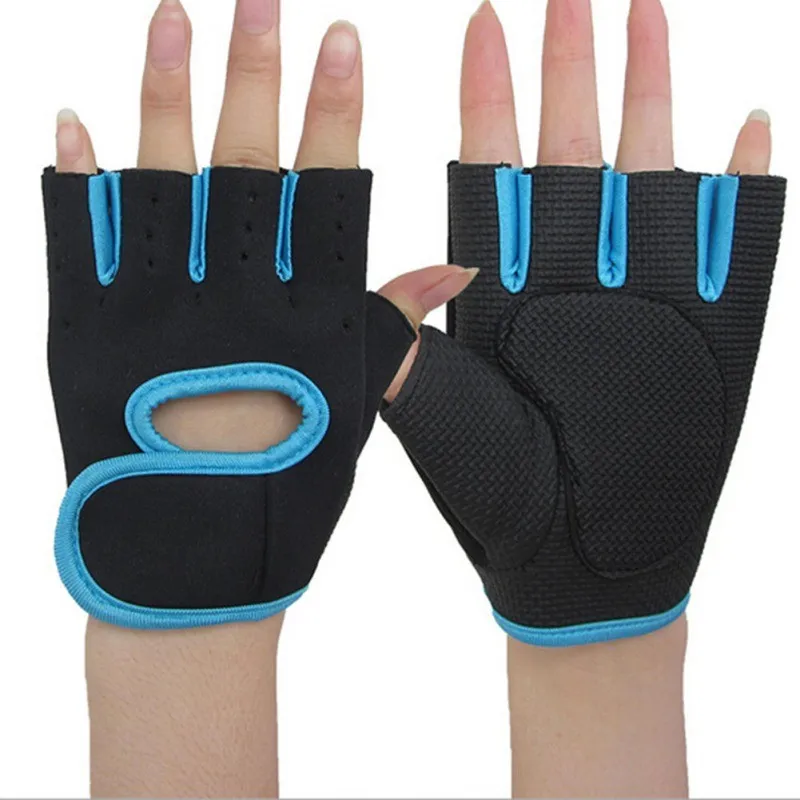 Дышащие спортивные перчатки для спортзала, фитнеса, для взрослых, тяжелая атлетика, половина пальцев, тренировочные перчатки, фитнес-упражнения, велосипедные спортивные перчатки