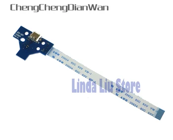 

ChengChengDianWan JDS-001 LED Power Charging Board with Ribbon Cable for PS4 Wireless Controller 14pin charger board