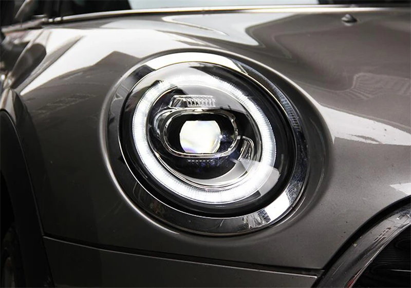 Новая динамическая Поворотная сигнальная головка для автомобиля Стайлинг для BMW MINI F56 фары- для MINI F56 двойные линзы все светодиодные передние фары