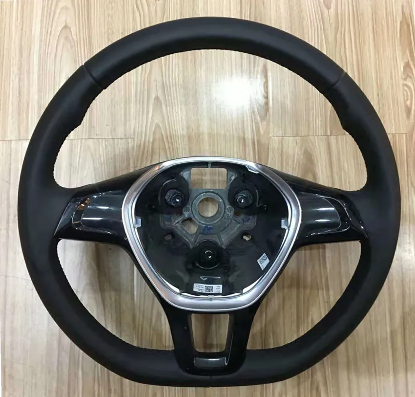 Натуральная кожа глянцевая черная отделка руль в сборе для VW Golf 7 JETTA TOURAN L MQB