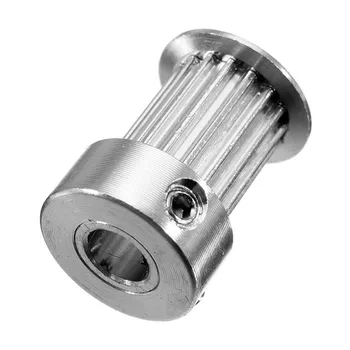 

5pcs A SET Power Transmission Part GT2 Pulley 16 Teeth 16teeth Bore 5mm tooth Timing Gear Alumium For GT2 belt Width 10mm