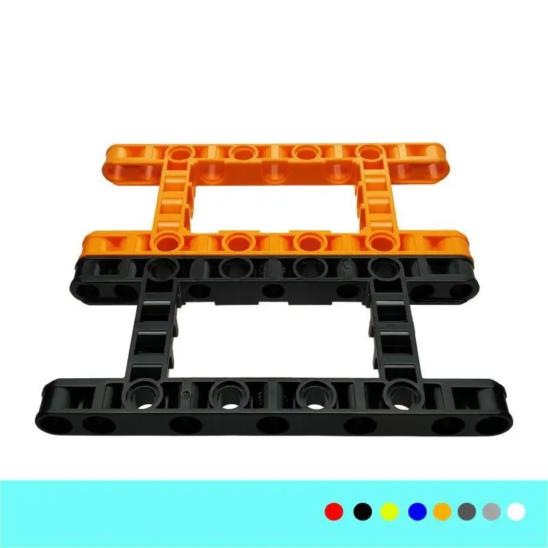 

10pcs Compatible with 64178 5x11 with hole frame frame arm ring domestic technology building blocks 4540797 black