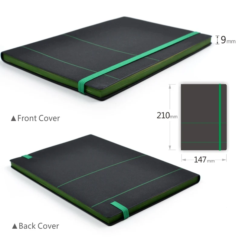Блокнот формата А5 с эластичной лентой журнал книга 80 страницами|notebook with elastic|a5