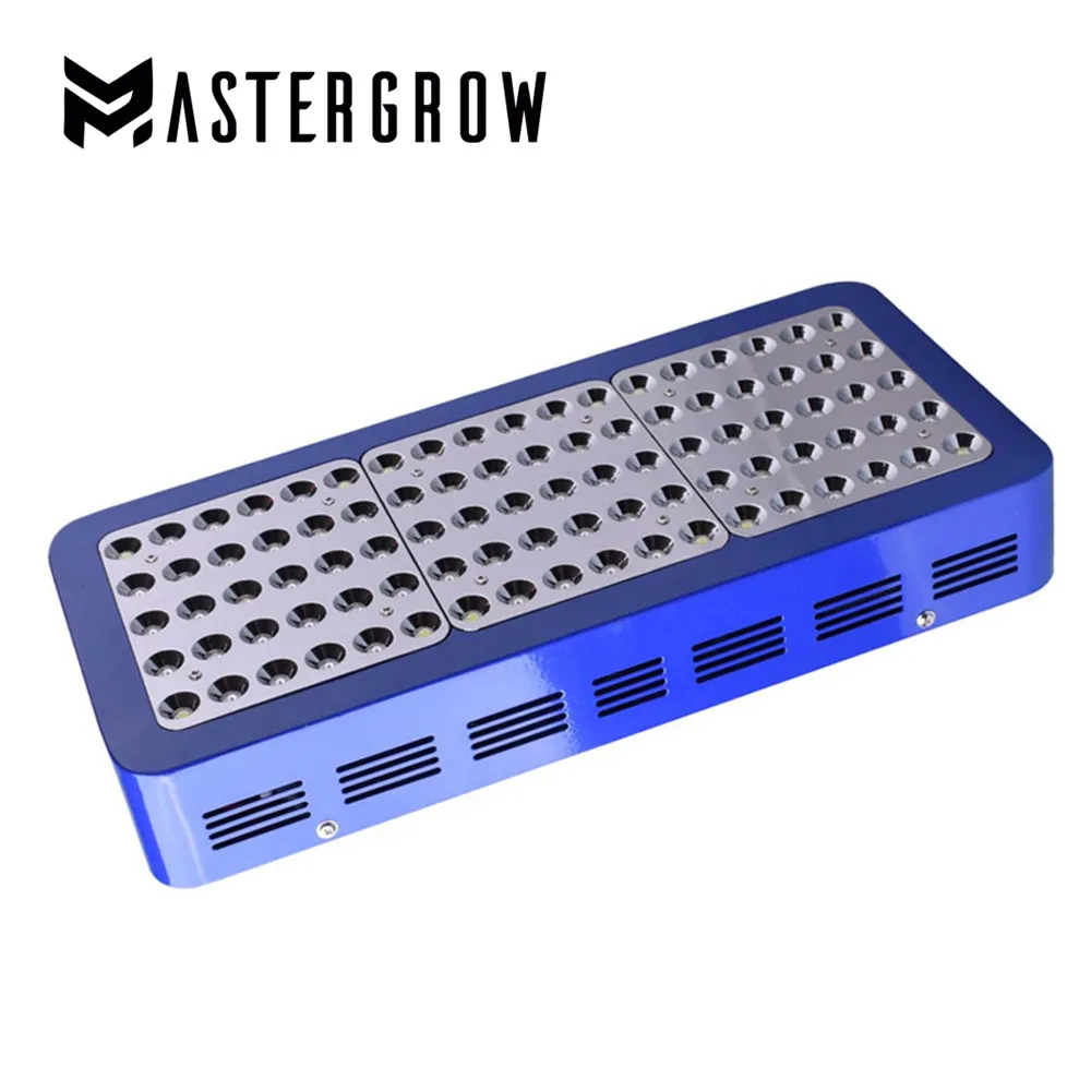 

MasterGrow 900W Double Chips LED Grow Light Full Spectrum 430-730nm With Electroplated Reflectors For Indoor Plants and Flower