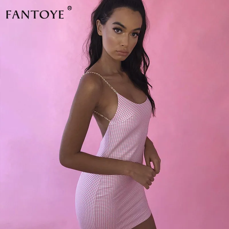 Fantoye обтягивающее с вырезом на спине вечерние платья для женщин 2019 летние