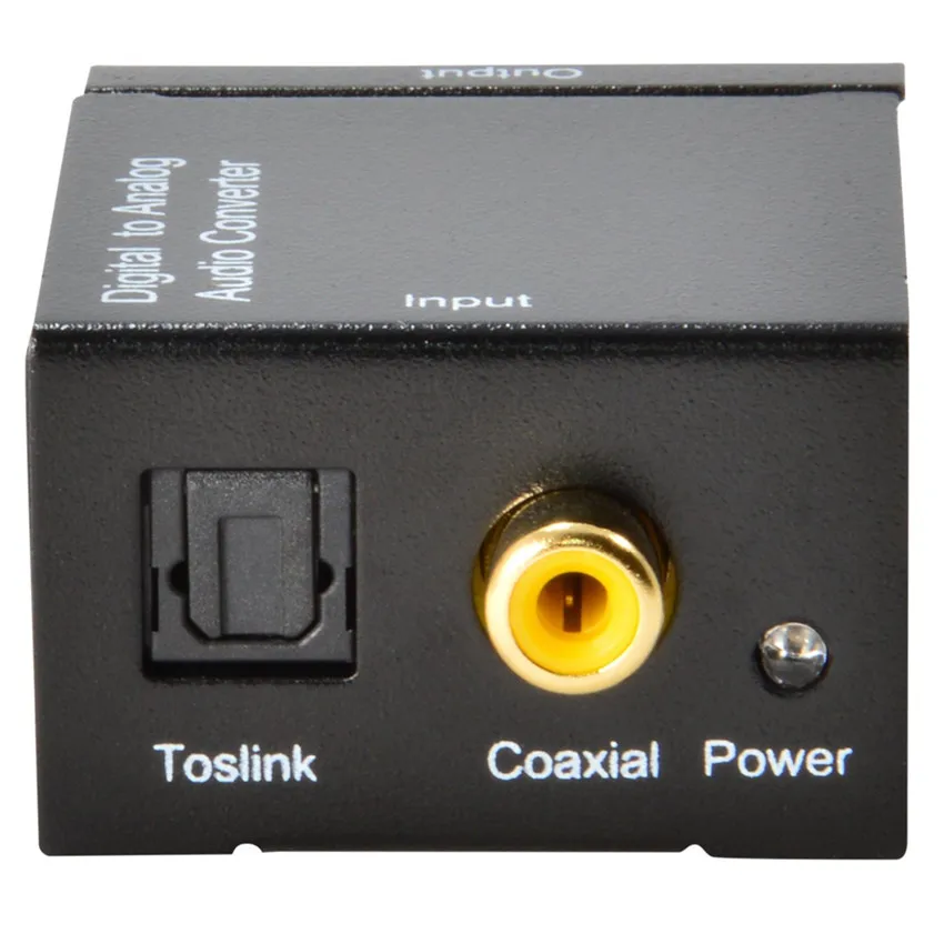 Digital to Analog Audio Converter Adapter Digital Optical Fiber Coaxial RCA Toslink Signal to Analog Audio Converter RCA for DVD (6)