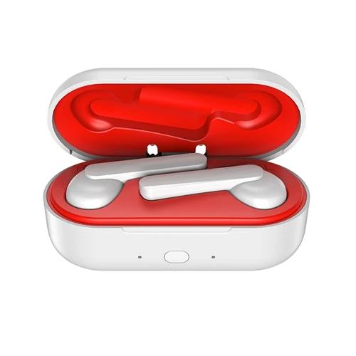 ROCK TWS Bluetooth 5,0 наушники стерео беспроводные наушники водонепроницаемые спортивные наушники гарнитура с микрофоном для телефона - Цвет: Белый