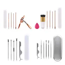 Профессиональный набор для удаления угрей и прыщей, набор для удаления угрей из нержавеющей стали, пинцет для удаления угрей, набор для ухода за кожей лица