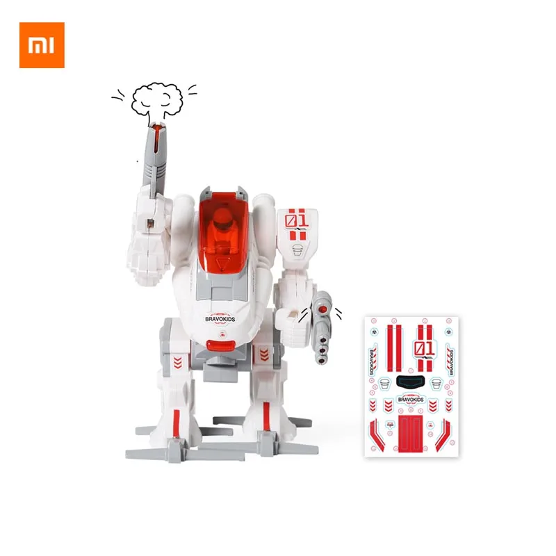 Xiaomi Mijia Bravokids робот строитель DIY строительные блоки РОБОТ строительство и кодирование комплект 54 в 1 костюм