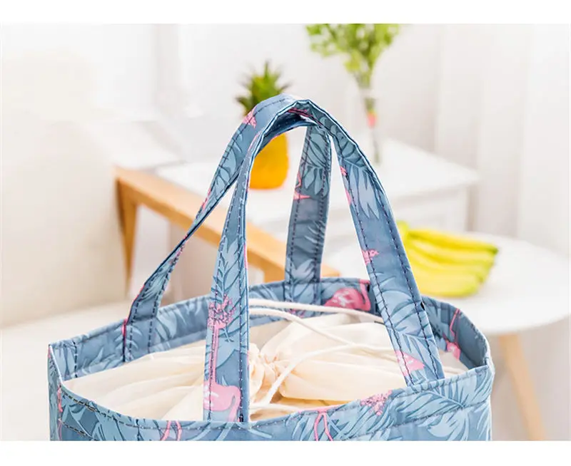 Творческий свежий сумка для еды с теплоизоляцией для Для женщин студент малыш Термальность утепленные для пикника из ткани Оксфорд ящик-охладитель для пищевых продуктов сумка для хранения льда сумки