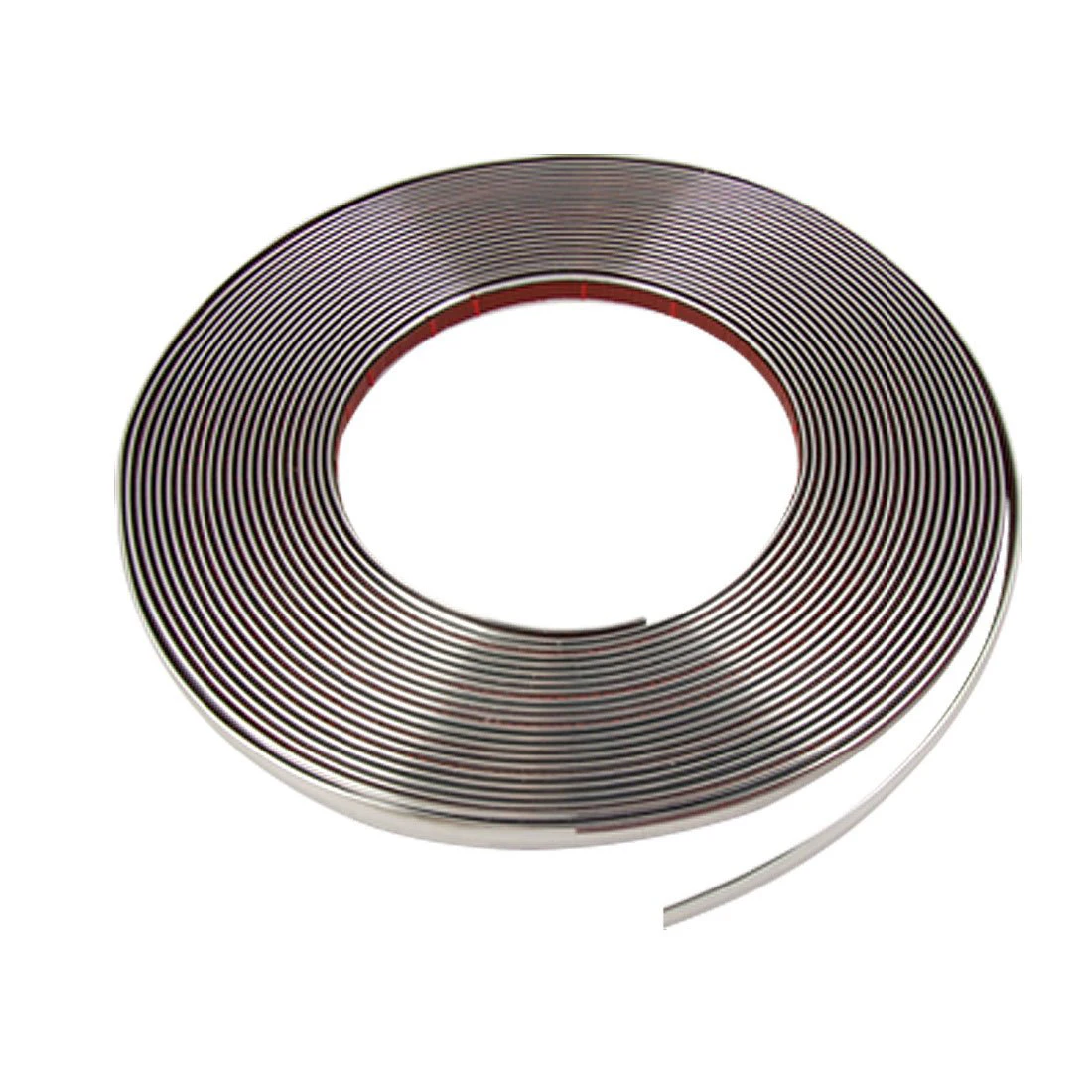 

8mm x 15M Silver Tone Soft Chrome Moulding Trim Strip Car Decors