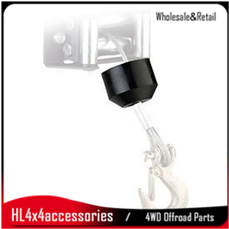 

Universal winch cable hook saver stopper Moose Rubber Winch Cable Stopper bumper winch saver recover 4x4 offroad parts