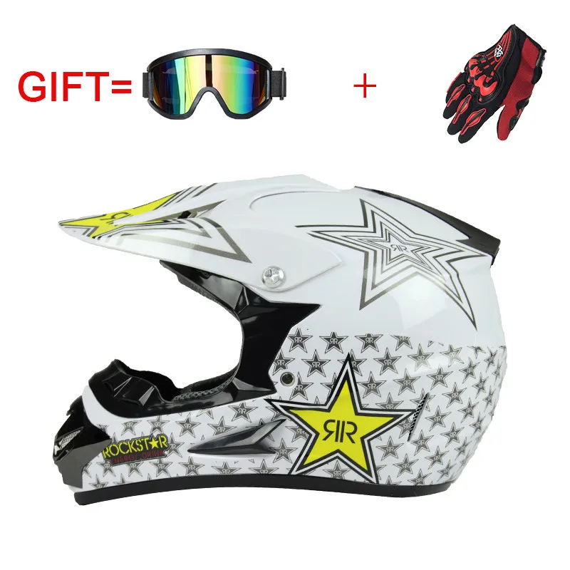 

Rockstar motorcycle helmet ATV Dirt bike downhill cross capacete da motocicleta cascos motocross off road helmets