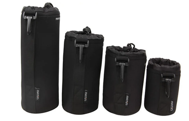 1set lens case bag contains 4pcs Matin Neoprene waterproof Soft Camera Lens Pouch bag Case Size S M L XL camera lens bag camera : image 1set lens case bag contains 4pcs Matin Neoprene waterproof Soft Camera Lens Pouch bag Case Size S M L XL camera lens bag camera