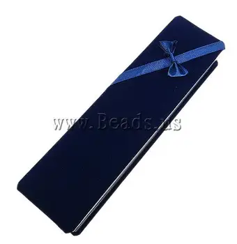 

Free shipping Wholesale Brand creative Jeweller luxury High quality wedding gift box packaging Rectangle Velveteen Necklace Box