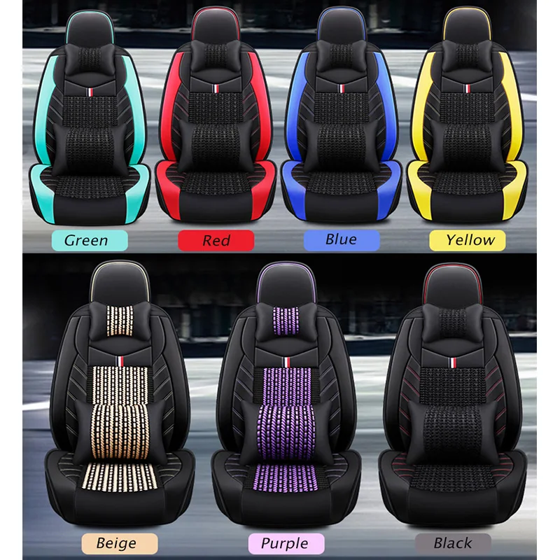 Передние+ Reat) ПУ кожаные чехлы для автомобильных сидений для renault logan lada vesta priora fiat punto linea ford focus 2 3 4 5 автомобильные аксессуары