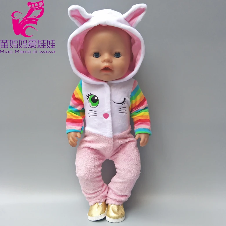 Buy Doll accessories 43cm born baby dolls clothes coat
