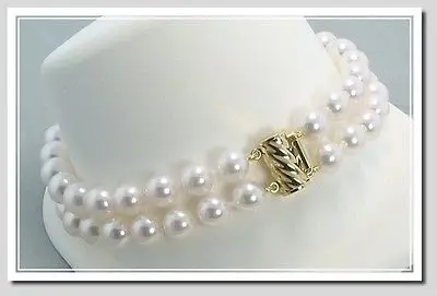 

0465 Pearl Bracelet Yellow Gold Clasp