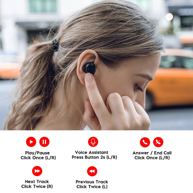 Mixcder T1 беспроводные наушники Bluetooth V5.0 TWS HD стерео двойной микрофон CVC8.0