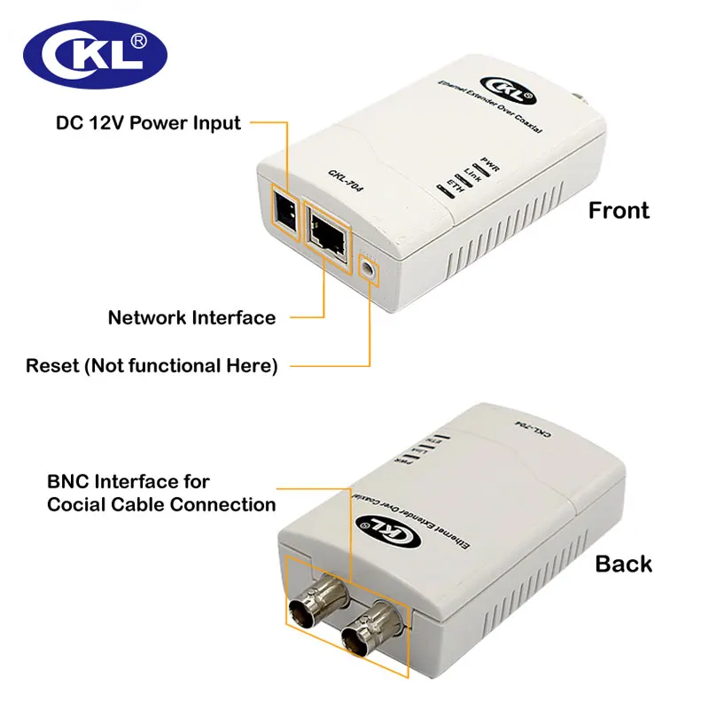 0 3KM High quality Multifunction Rj45 Extender IP Data & CCTV