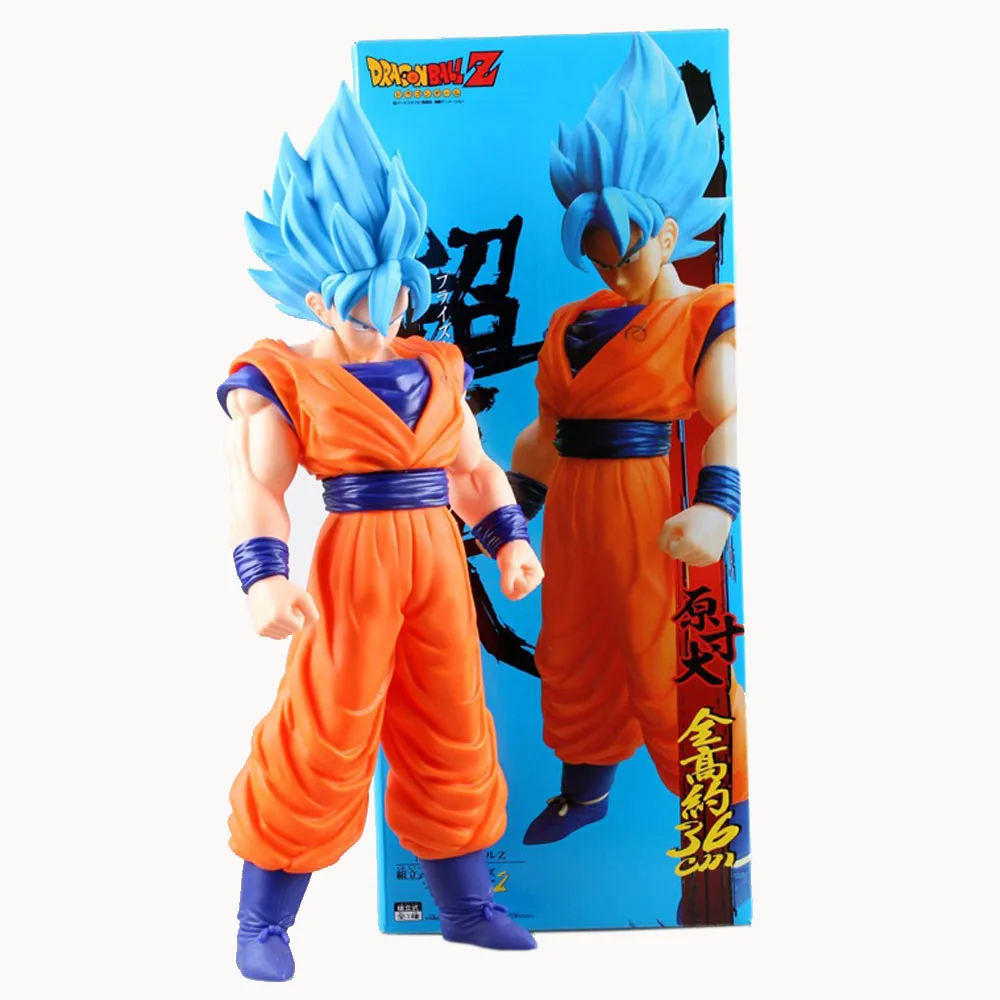 Hot Sale 42 Cm Anime Kartun Dragon Ball Z Super Saiyan Son Goku PVC