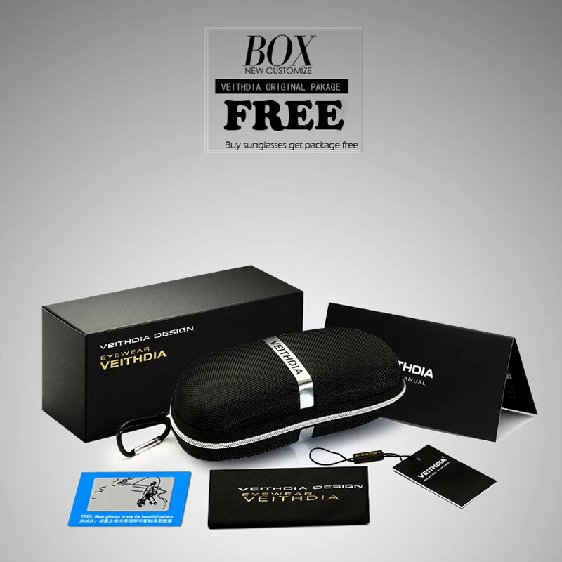 Koop VEITHDIA Brand Designer mannen Zonnebril Gepolariseerde Spiegel Lens Grote Oversize Eyewear Accessoires Zonnebril Voor Mannen Vrouwen 3562