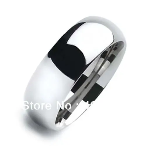 

20pcs/Lot Wholesales Free Shipping USA Hot Selling 8MM Tungsten High Polished Comfort Fit Domed Wedding Band Ring