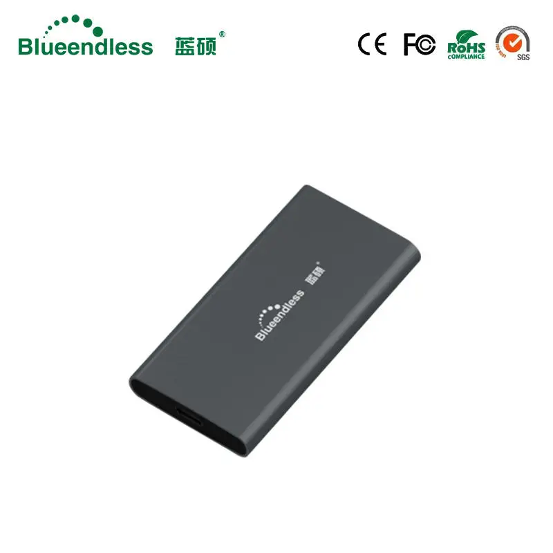 Продукт Алюминий m.2 ssd случае портативный жесткий диск msata usb type c msata чехол 2242/2260/2280 жёсткий диск msata корпус