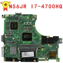 N56JR Motherboard for Asus i7 4700HQ N56JR REV2.0 Mainboard GeForce GTX760M 2G GTX 760M Fit N56JK G56JK 100% Tested
