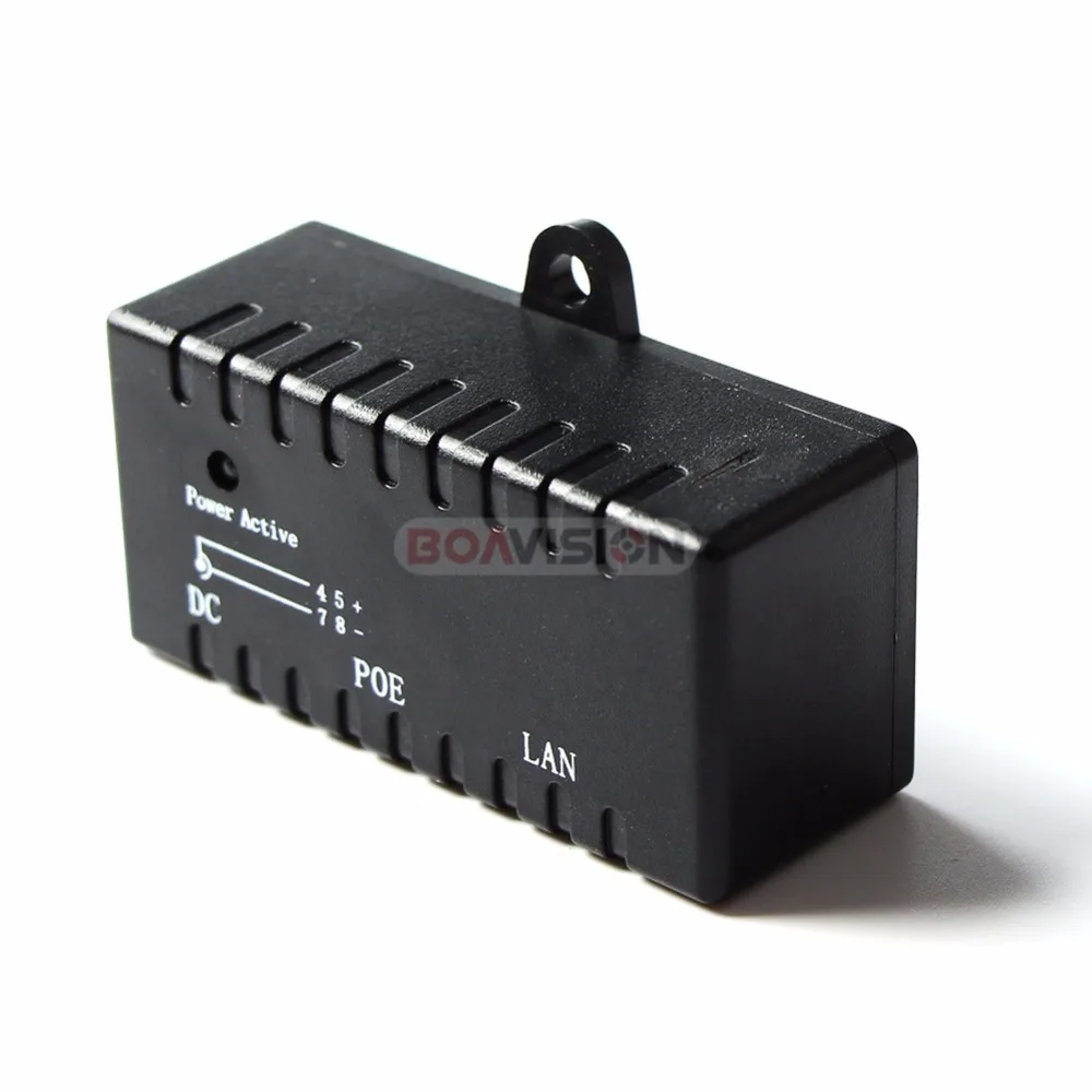 PoE сплиттер PoE инжектор RJ45 DC 5,5 мм* 2,1 мм вход Пассивный PoE инжектор Spliiter адаптер Разъем для IP сетевой камеры