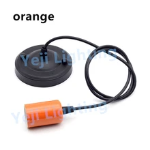 Многоцветный E27 ретродержатель лампы Комплект шнуров с установка на потолке для ресторана кофе магазин украшения аксессуары к осветительным приборам orange