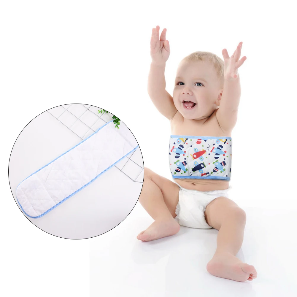 Cartoon Printed Baby Belly Belt Newborn Umbilical Cord Care Kids Baby