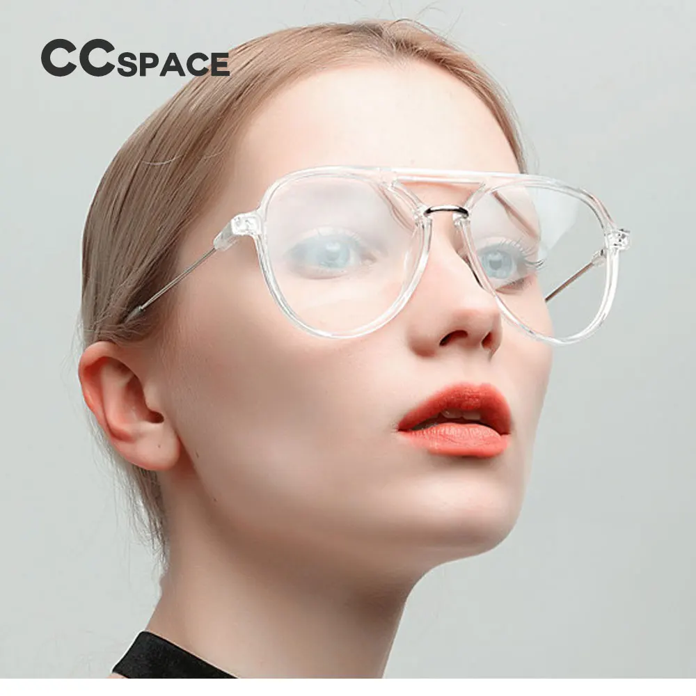 CCSPACE 47402 Женские оправы для очков, женские прозрачные оправы, брендовые дизайнерские оптические очки, модные очки, компьютерные очки