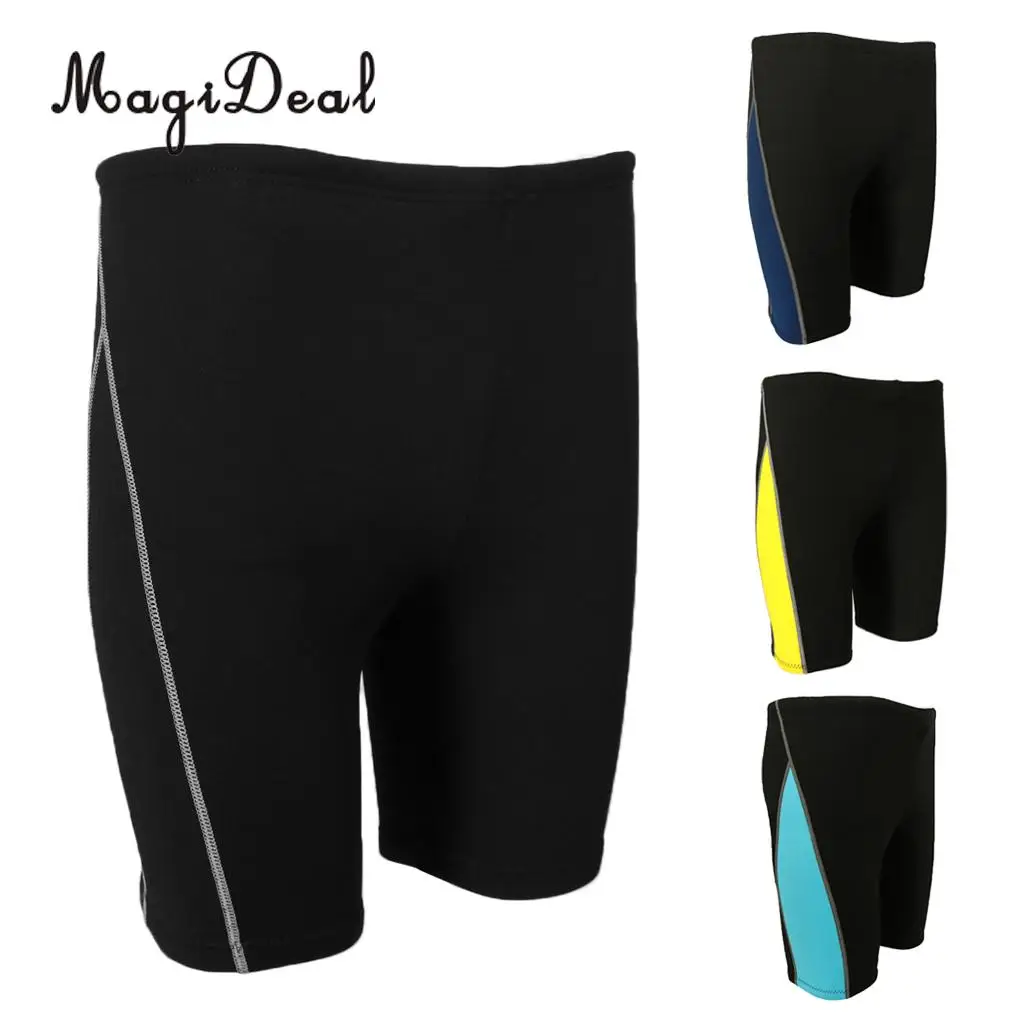 MagiDeal Men's 1.8mm Neoprene Warm Wetsuit Shorts Diving Short Pants For Winter Swimming Rowing Sailing Surfing Snorkeling