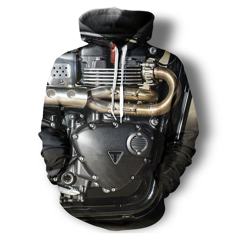

Cool Men Printed Hoodies Motorcycle Parts 3d Graphic Pullover Hip Hop Style Hipster Jumper Fashion Streetwear Homme Sweatshirt