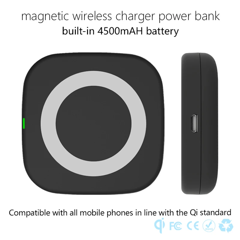 شواحن الهاتف المحمول KT15 مع 4000 mAh بنيت في قوة البنك تجدد powerbank ل فون لسامسونج غالاكسي تشى شاحن لاسلكي مغناطيسي شواحن الهاتف المحمول KT15 مع 4000 mAh بنيت في قوة البنك تجدد powerbank ل فون لسامسونج غالاكسي تشى شاحن لاسلكي مغناطيسي