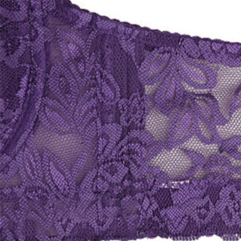 Women's Bra Full cup thin plus size wireless adjustable lace B C D cup Large size Lace Bras Underwear